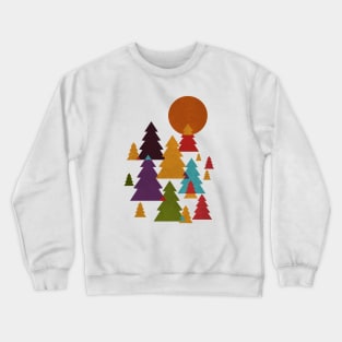 pine trees Crewneck Sweatshirt